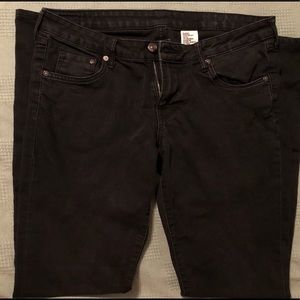 H&M Super Skinny Low Rise Black Jeans